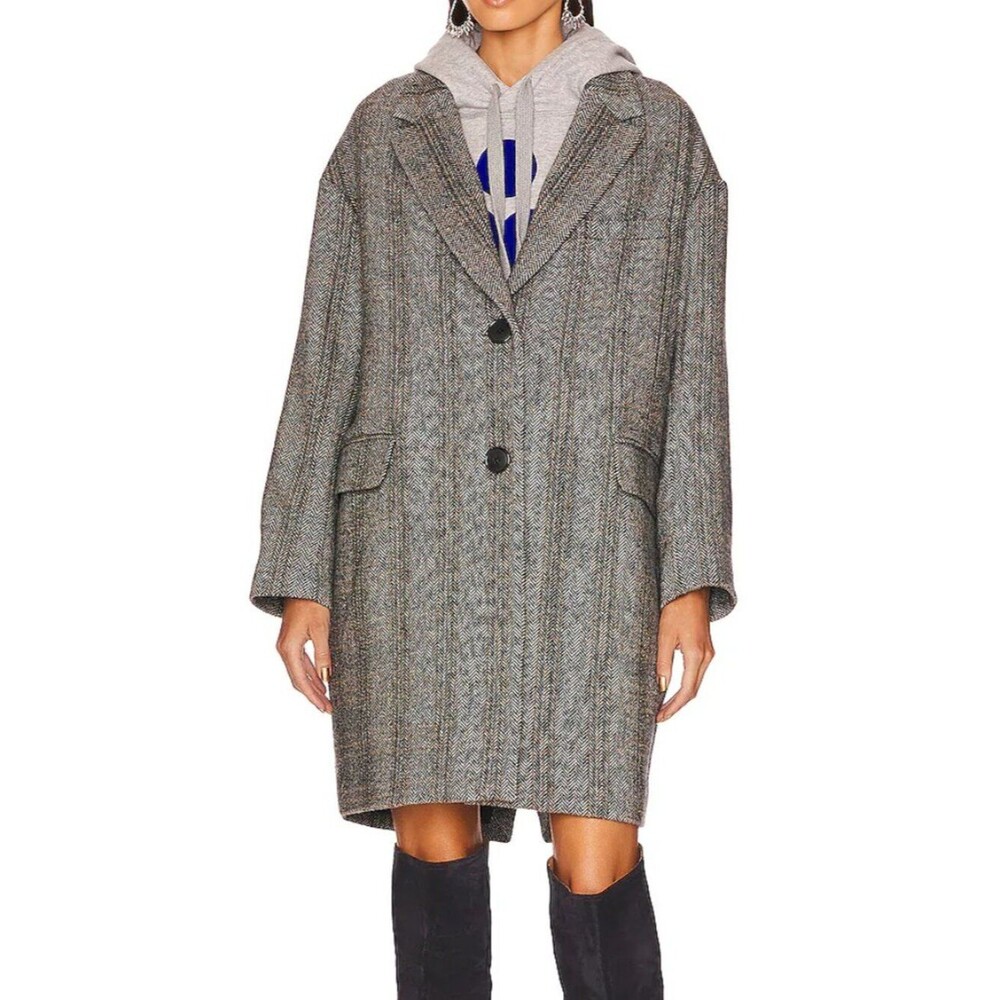 Isabel Marant Etoile Limiza Coat 38 - Picture 7 of 7